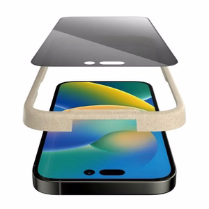 PanzerGlass Ultra-Wide Fit Aizsargstikls Antibakteriāls Privātums ar Pozicionētāju viedtālrunim iPhone 14 Pro