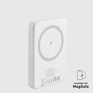 Portatīvais lādētājs SBS TEBB5000MAG1CW 5000 mAh USB-C, saderīga ar MagSafe - balta