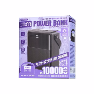 Ārējā baterija Power Bank Remax FP-1 22.5W 100000mAh melna
