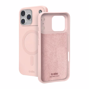 SBS Instinct Mag maciņš iPhone 18 Pro / 17 Pro, saderīgs ar MagSafe, rozā