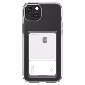 Spigen Crystal Slot viedtālruņa apvalks iPhone 15 Plus - caurspīdīgs