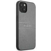 Guess GUHCP13SPSASBGR iPhone 13 mini 5.4" pelēks/pelēks Saffiano Siksna