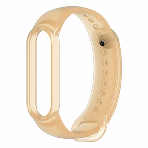 Silikona siksniņa Xiaomi Mi Band 5 / 6 aprocei - zelta