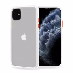 Vennus Color Button Bumper viedtālruņa apvalks Iphone 6/6S caurspīdīgs