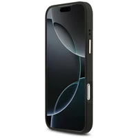 Guess 4G Stripe Magnētiskais viedtālruņa apvalks iPhone 17 Pro Max - melna
