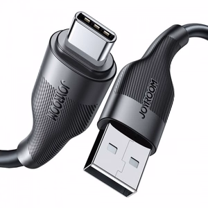 USB kabelis Joyroom S-1030M12 melns Type-C 100cm (līdz 3A)