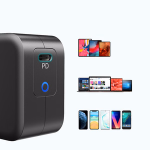 Choetech GaN USB C tipa sienas lādētājs 61W Power Delivery melns (Q6006)