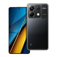 Caurspīdīgs viedtālruņa apvalks 2 mm XIAOMI POCO X6 5G (kameras aizsardzība) caurspīdīgs
