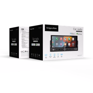 Krüger&Matz KM2017 – 1-DIN automašīnas radio ar CarPlay un Android Auto