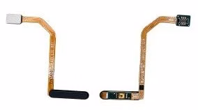 Flex Samsung A155 A15 4G ar fingerprint sensor Zils Melns original (service pack)