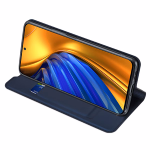 Dux Ducis Skin Pro viedtālruņa apvalks atverams vāciņš Xiaomi Poco F4 5G zils