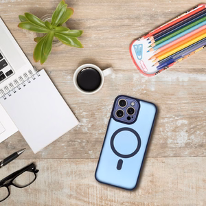 VARIETE MAG COVER Viedtālruņa apvalks, saderīgs ar MagSafe, Samsung S26 Pro tumši zils