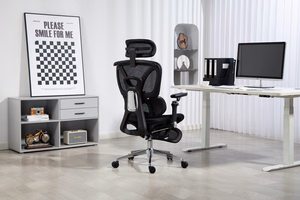 Activejet ergonomiskais biroja krēsls YK848, melns
