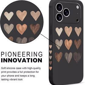 Pnakqil Iphone 17 Air maciņš Nine Hearts melns