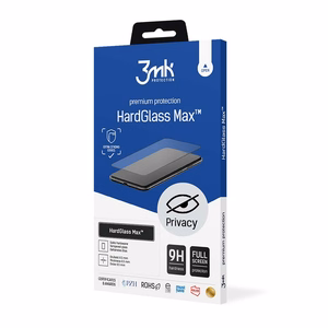 9H стекло приватности 3mk HardGlass Max Privacy™ для iPhone 7 / 8