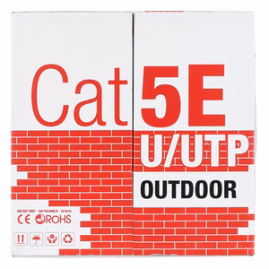 Q-LANTEC KIU5OUTS305Q tīkla kabelis 305 m Cat5e U/UTP (UTP) melns