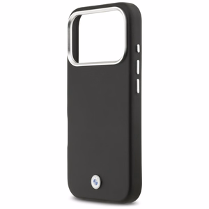 Чехол BMW Sign Full Wrapped Metal MagSafe для iPhone 17 Pro (чёрный)