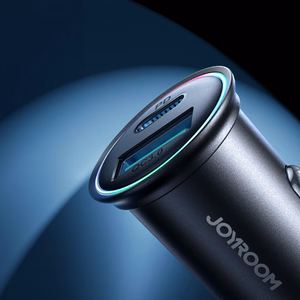 Joyroom JR-CCN04 60W USB-A USB-C mini lādētājs - melns