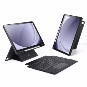 Dux Ducis "DK Series" Bezvadu klaviatūra Samsung X210 / X216 / X218 Tab A9 Plus 11 Melna