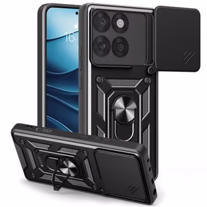 Tech-Protect CamShield Pro apvalks Motorola Edge 60 Fusion - Melns
