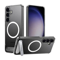 Torras Pstand Series viedtālruņa apvalks Samsung S25+ (caurspīdīgs)