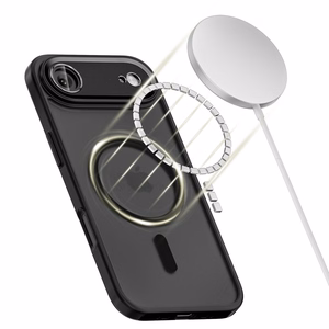 Tech-Protect MagCam MagSafe viedtālruņa apvalks iPhone 17 Air - matēts melns