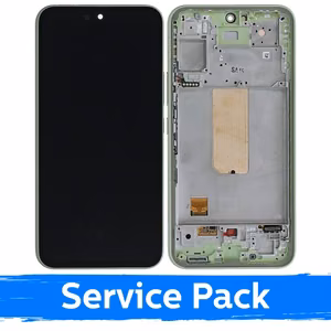 LCD Display Compatible With Samsung A546 A54 5G With Frame / Lime / (Service Pack)