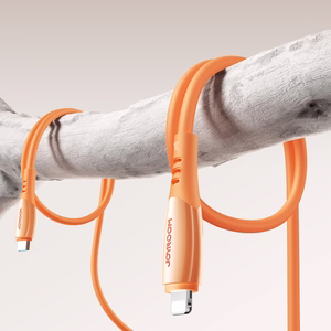 Joyroom S-A59 Vibrant Series 30W USB-C - Lightning kabelis 1.2m - oranžs
