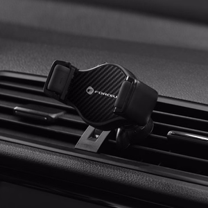 FORCELL F-GRIP Carbon H-CF509 auto turētājs gaisa ventilim melns