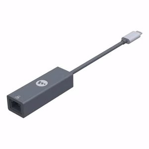 Adapteris Ethernet RJ45 (mātīte) uz Type C (tēviņš) Mophie adapteris pelēks