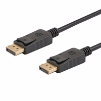 Savio CL-136 DisplayPort cable 2 m melns