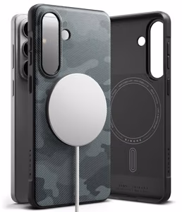 Ringke Onyx Magsafe Maciņš for Samsung Galaxy S26 - pelēks and melns