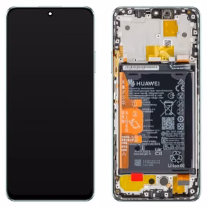 LCD screen Huawei Nova Y90 with touch screen with frame and battery zaļš original (service pack)