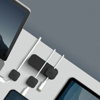 Uniq Pod Mag magnētiskais kabeļu organizētājs ar pamatni pelēks / krīta pelēks
