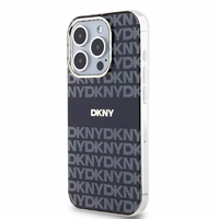 DKNY IML Mono un Svītras MagSafe apvalks viedtālrunim iPhone 14 Pro Max - melns
