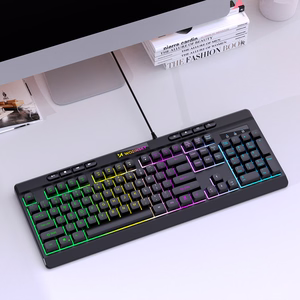 Wozinsky WKG-1044 Wired Backlit Membrane Gaming Keyboard - Black