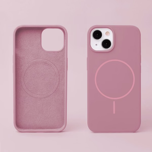 Silicone Thin Mag maciņš iPhone 17 Pro Max 6,9" rozā