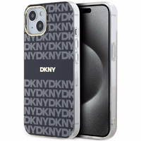 DKNY IML Mono un svītras Magnētiskais viedtālruņa apvalks iPhone 15 Plus / 14 Plus - melna