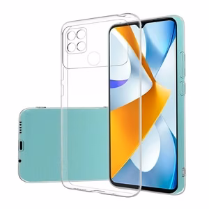 Maciņš Xiaomi Poco C40, Ultra Slim 0,5 mm aizmugures maciņš, caurspīdīgs