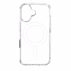 Anti Shock 1,5 mm Mag case for iPhone 16 Pro 6,3" transparent big hole + button