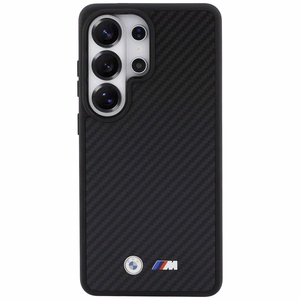 BMW M Kevlar Logo MagSafe maciņš priekš Samsung Galaxy S26 Ultra melns