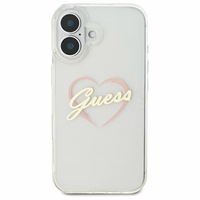 Guess IML Sirds apvalks viedtālrunim iPhone 16 Plus - caurspīdīgs