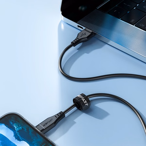 Acefast cable MFI USB - Lightning 1.2m, 2.4A black (C3-02 black)