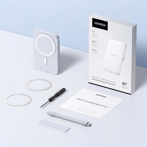 Ugreen M.2 NVMe SSD magnētiskais korpuss - balts