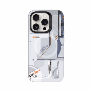 Benks Magnētiskais Mecha Series Viedtālruņa apvalks Iphone 15 Pro balts