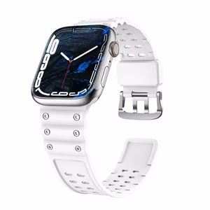Siksniņa Triple Protection Apple Watch 38 / 40 / 41 mm aproce – balta