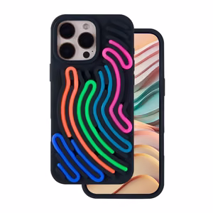 DIY Snake maciņš paredzēts iPhone 16 Pro 6,3" melns