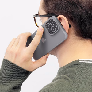 Kingxbar Plain Series viedtālruņa apvalks iPhone 13 Pro Max silikona apvalks rozā