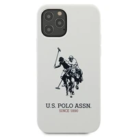 US Polo USHCP12MSLHRWH iPhone 12/12 Pro 6,1" balts Silicone kolekcija