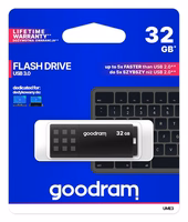 Goodram zibatmiņa 32GB USB 3.0 UME3 melns